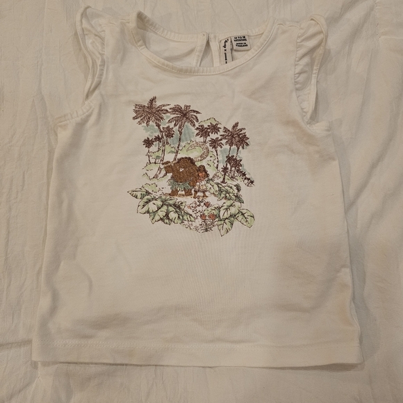 Janie and Jack Disney Moana and Maui Tee 12-18 months - Picture 3 of 6